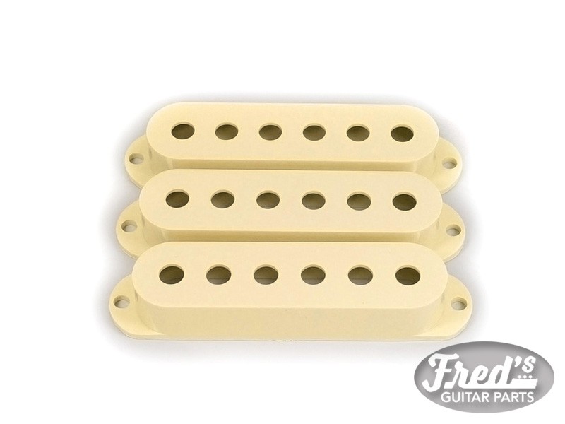 PICKUP COVERS FOR STRAT® 52mm STRING SPACING CREAM (3pcs)