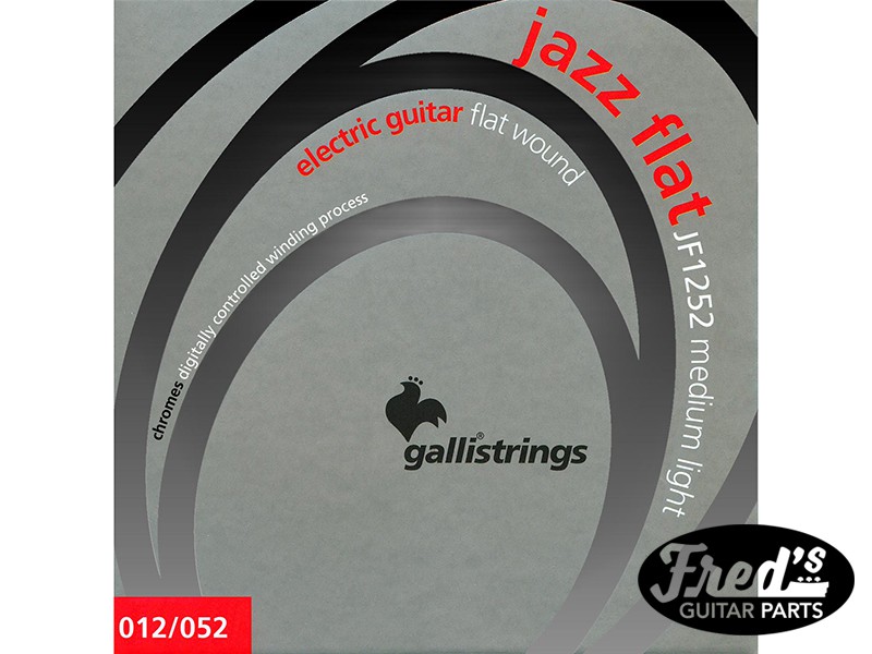 GALLI STRINGS® CORDES GUITARE ÉLECTRIQUE FILET PLAT 012-052
