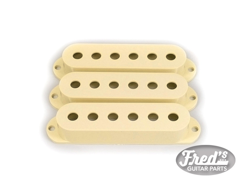ALL PARTS® PICKUP COVERS FOR STRAT® 52mm STRING SPACING CREAM (3pcs)