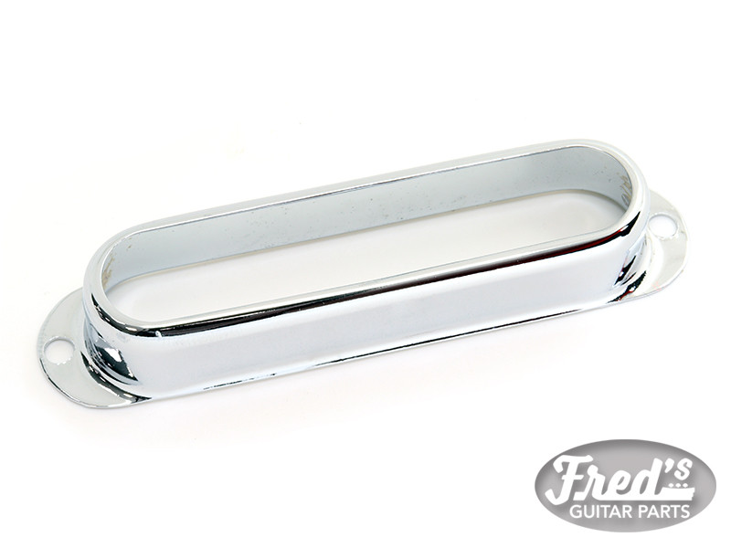 STRAT OPEN METAL COVER CHROME - Fred's Guitar Parts
