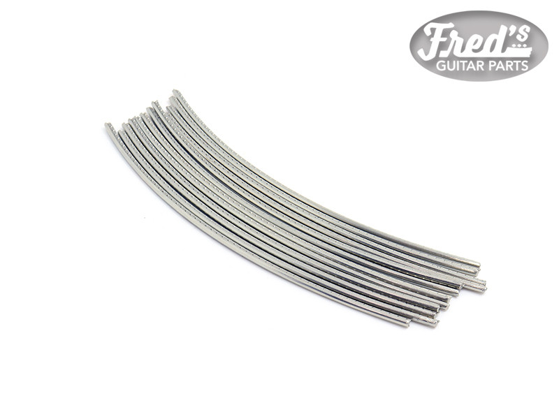 SINTOMS® FRETS 18% NICKEL SILVER 2.06 x 1.09mm PACKAGED ARC-SHAPED 130mm (12pcs)