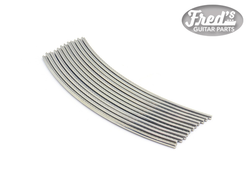 SINTOMS® FRETS 18% NICKEL SILVER 2.80 x 1.40mm PACKAGED ARC-SHAPED 130mm (12pcs)