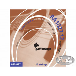 GALLI RAINBOW 12-STRINGS 80/20 BRONZE EXTA LIGHT 010-047
