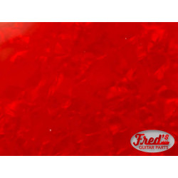 PICKGUARD BLANK 30 X 45cm / THICKNESS 2.30mm (.090) 2-PLY RED PEARL (RP/W)