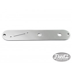 TELE CONTROL PLATE WITH SLANTED SWITCH SLOT CHROME