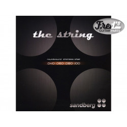 SANDBERG® BASS 4 STRINGS 34" ROUNDWOUND 040 - 060 - 080 - 100 STAINLESS STEEL