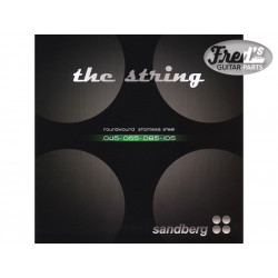 SANDBERG® BASS 4 STRINGS 34" ROUNDWOUND 045 - 065 - 085 - 105 STAINLESS STEEL