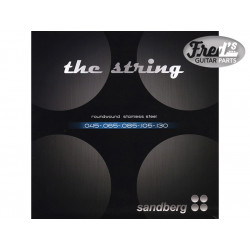 SANDBERG® BASS 5 STRINGS 34" ROUNDWOUND 045-065-085-105-130 STAINLESS STEEL