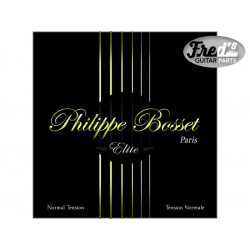 PHILIPPE BOSSET® ELITE STRINGS BLACK REGULAR TENSION 30-44 BLACK NYLON