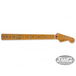 Roasted Maple Stratocaster® Neck, 22 Jumbo Frets, 12, Maple, Flat Oval Shape