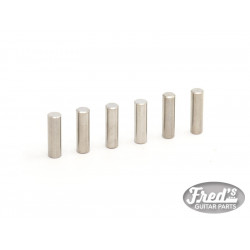 ALNICO 5 POLEPIECE MAGNETS STAGGERED FOR STRAT® 16.5 / 17 / 18 x 5mm (6pcs)