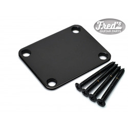 GOTOH® NBS-3 DELUXE NECK PLATE WITH SCREWS BLACK