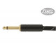 FENDER® DELUXE SERIES INSTRUMENT CABLE STRAIGHT/ANGLE 10ft (3 M) BLACK TWEED