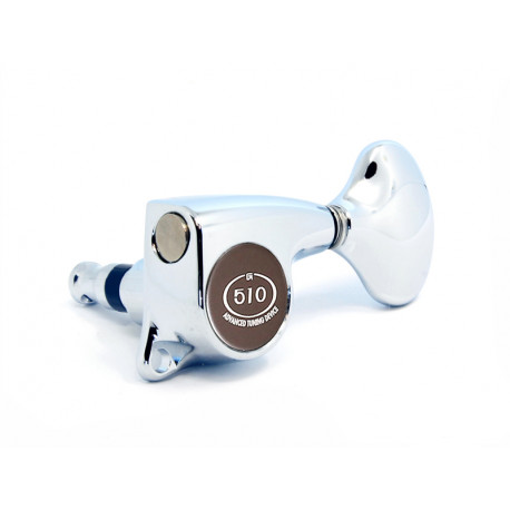 SGL510 3X3 CHROME BOUTON L5 1:18