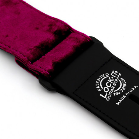 LOCK IT STRAP CRUSHED VELVET RED