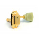 GOTOH SD90 (PRESS) GOLD BOUTON TULIPE PEARL 1:15