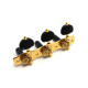 CLASSIC 510 BLACK BUTTONS GOLD AXES BLACK ALU 1:16