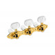 CLASSIC HAUSER DELUXE BOUTON PEARL GOLD 1:16