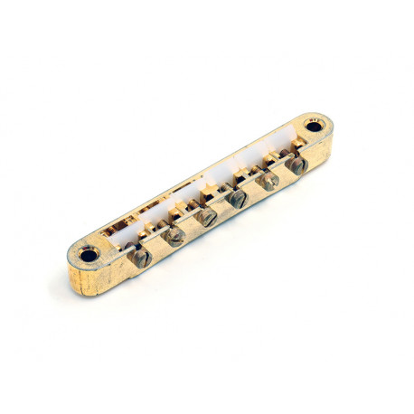 FABER GUITAR® BRIDGE ABRH FOR GIBSON® ABR-1 NYLON SADDLES AGED