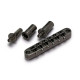 LP GOTOH BRIDGE 6.5mm HOLES+ STUDS COSMO BLACK