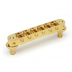 TONEPROS ALUMINIUM LP BRIDGE (SMALL INSERTS) GOLD