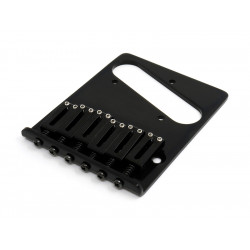 TELE GOTOH BRIDGE 10.8mm BRASS SADDLES BLACK