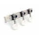 DER JUNG® MACHINE HEADS LYRA FOR CLASSICAL GUITAR PEARL BUTTONS NICKEL
