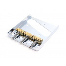 GOLDO TELE VINTAGE BRIDGE 3 PONTETS COMPENSES SHORT CHROME