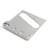 PLAQUE DE CHEVALET TELE® POUR MONTAGE BIGSBY® NICKEL (SANS PONTETS)