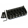HIPSHOT CHEVALET FIXE 6 CORDES (TROUGH) BLACK
