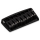 GOTOH® 510FX FIXED BRIDGE FOR 7 STRINGS BLACK