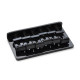 CHEVALET STRAT (THROUGH) BLACK E-E 56mm