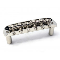 CHEVALET MUSTANG / JAZZ MASTER WITH HEIGHT ADJUSTMENT + 2 INSERTS NICKEL