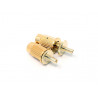 ADAPTER 8mm TO 4mm GOLD (PAIR)