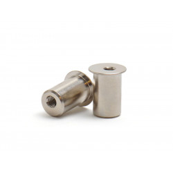 EXCENTER BUSHINGS FOR JAZZMASTER® / JAGUAR® STYLE BRIDGES 8mm NICKEL