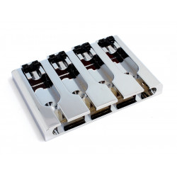 4-STRING 3-D BASS BRIDGE CHROME 19mm