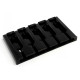 5-STRING 3-D TOP LOAD BASS BRIDGE BLACK (16.8mm +/-1mm PITCH)