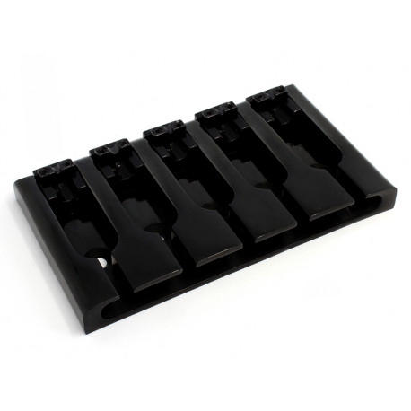 5-STRING 3-D TOP LOAD BASS BRIDGE BLACK (16.8mm +/-1mm PITCH)
