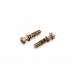 FABER VINTAGE STYLE TAILPIECE STUDS, INCH, GOLD AGED (2)