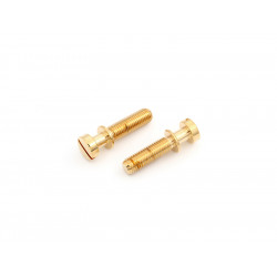 FABER VINTAGE STYLE TAILPIECE STUDS, INCH, GOLD GLOSSY (2)