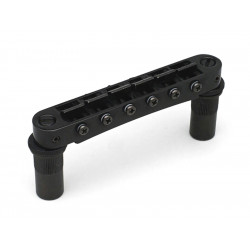 TONEPROS ALUMINIUM LP BRIDGE METRIC (LARGE INSERTS) BLACK