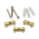 Pure Vintage '52 Telecaster® Saddle Kit, Brass (3)