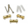 Pure Vintage '52 Telecaster® Saddle Kit, Brass (3)