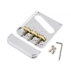 3-Saddle American Pro Telecaster® Bridge Assembly (Chrome)