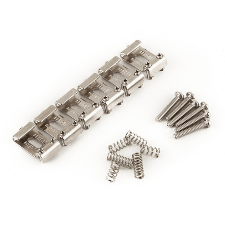 Pure Vintage Stratocaster® Pat. Pend. Saddle Kit, Nickel-Plated