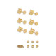 FENDER® VINTAGE-STYLE STRAT®/TELE® TUNERS, GOLD (6)