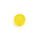 BOUTON ROND JAUNE 14mm DIA (6)