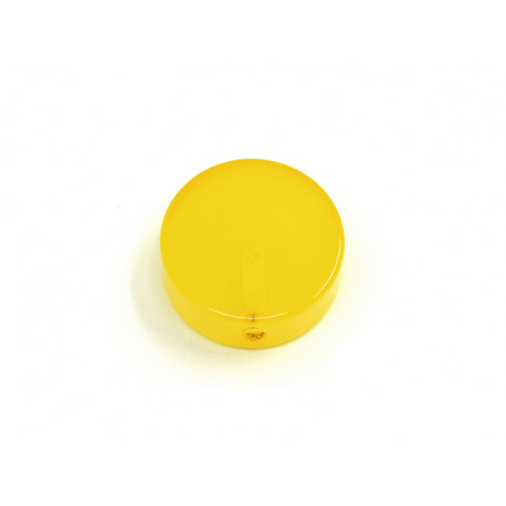 BOUTON ROND JAUNE 17 x 6.2mm DIA (6)