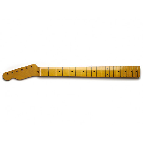 TELE MAPLE 1PCE 9.5, 21 LBF FINISHED (GLOSS) LEFT HAND