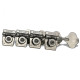 LEO QUAN® BADASS OGT™ MACHINE HEADS FOR BASS 1:22 RATIO 4x1 NICKEL